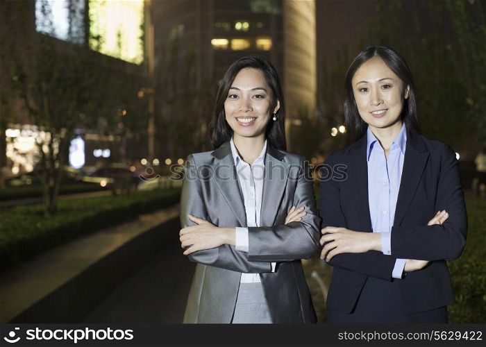 Portrait Of Two Professional Businesswomen