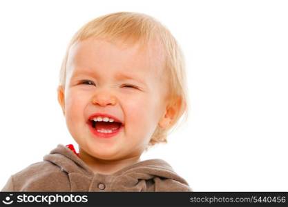 Portrait of winking adorable baby&#xA;