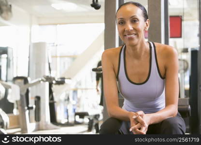 Portrait Of Woman At Gym