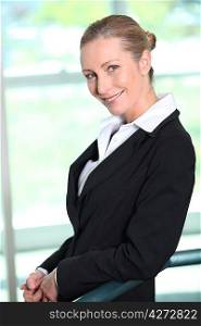 Portrait of woman executive