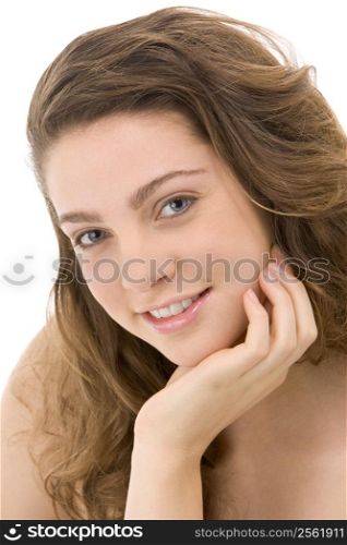 Portrait Of Woman Smiling