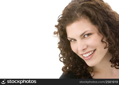 Portrait Of Woman Smiling