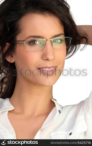 Portrait of woman with sunglasses