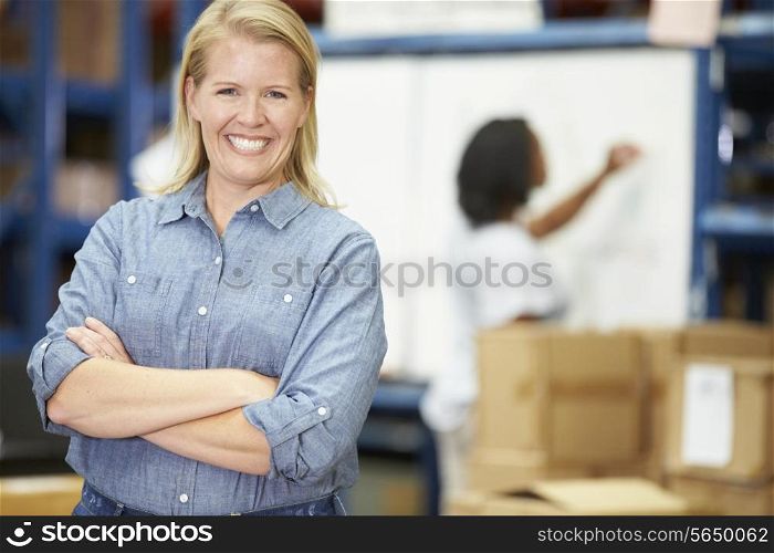 Portrait Of Worker In Distribution Warehouse