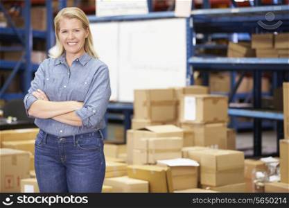 Portrait Of Worker In Distribution Warehouse
