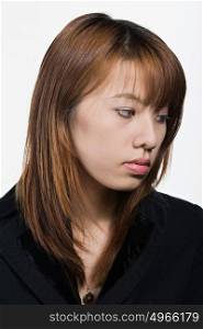 Portrait of young adult Asian woman