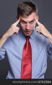 Portrait of young business man