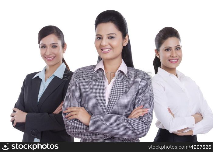 Portrait of young business women