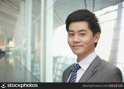 Portrait of young businessman, Beijing, China