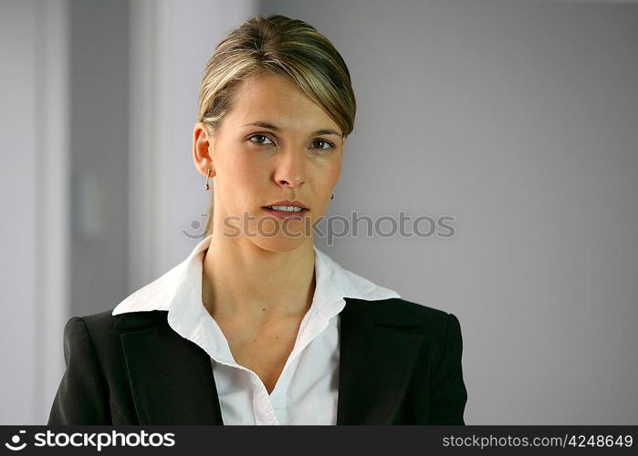 Portrait of young businesswoman