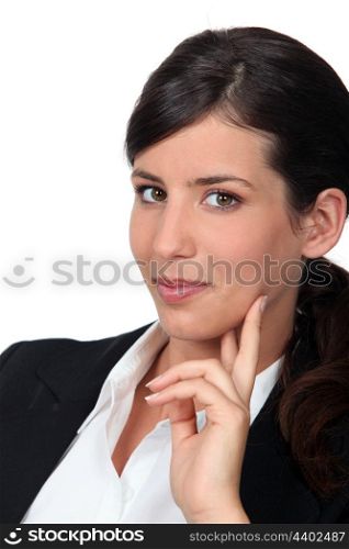 portrait of young businesswoman