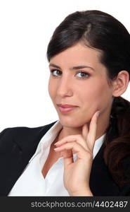 portrait of young businesswoman