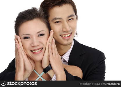 Portrait of young couple