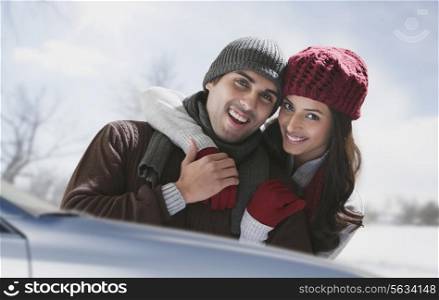 Portrait of young couple spending quality time together