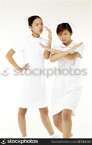 Portrait of young nurses
