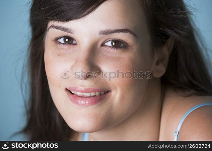 Portrait of young woman