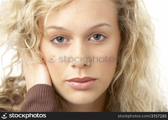 Portrait Of Young Woman Looking At Camera