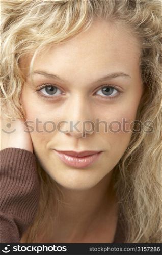 Portrait Of Young Woman Looking At Camera