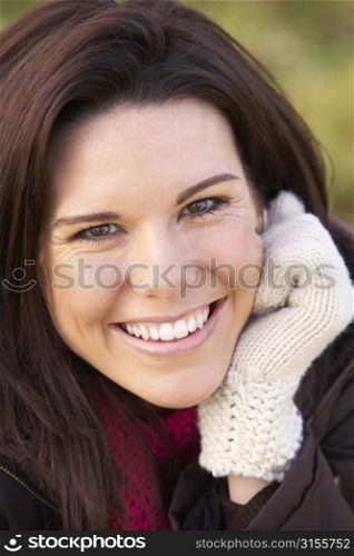 Portrait Of Young Woman Smiling