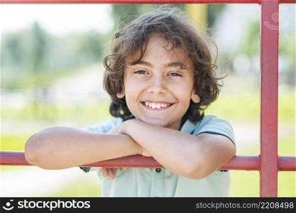 portrait smiley young boy