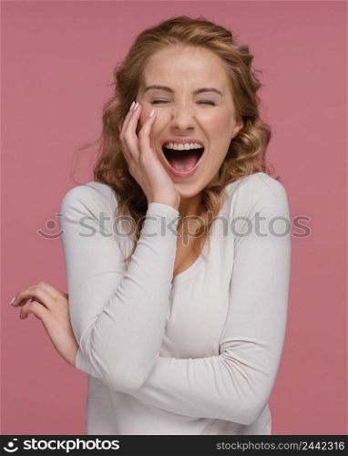 portrait woman laughing 6
