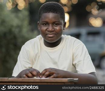 portrait young african boy 3