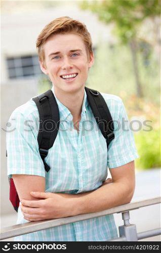 Portrait young man outdoors