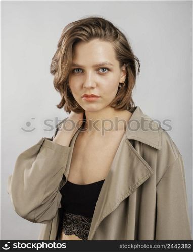 portrait young woman
