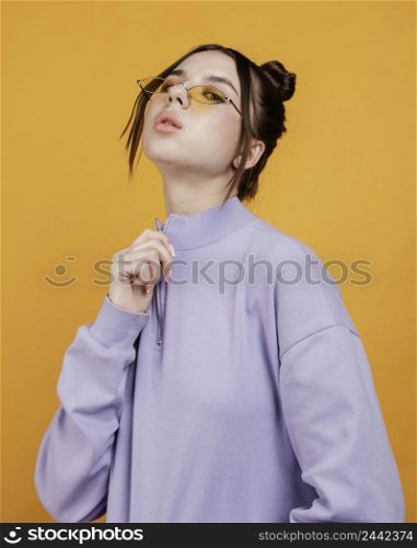portrait young woman wearing sunglasses 6