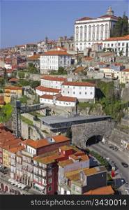 Portugal. Porto city. Old historical part of Porto. Ribeira
