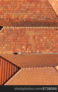 Portugal. Porto city. Old historical part of Porto. Roofs