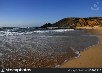 portuguese Algarve beach, the south of the country