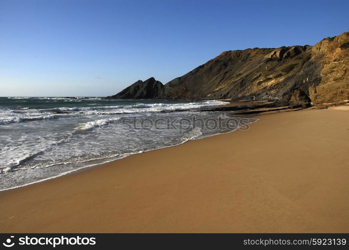 portuguese Algarve beach, the south of the country