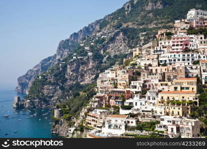 Positano is a village and comune on the Amalfi Coast (Costiera Amalfitana), in Campania, Italy.