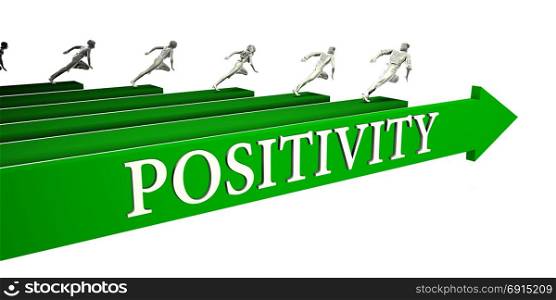 Positivity Opportunities as a Business Concept Art. Positivity Opportunities