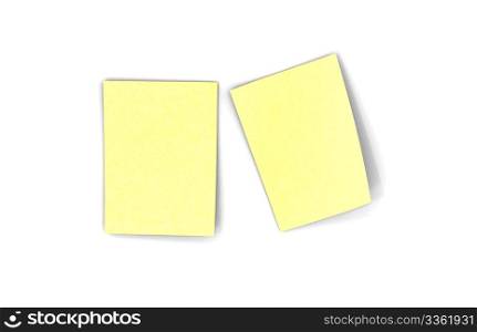 post it on white background