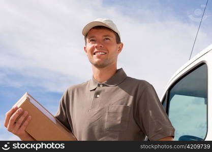 Postal service - delivery of a package through a delivery service