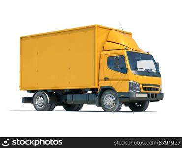 Postal Truck Illustrates the Express Fast Free Home Delivery of Cargo, Home Delivery Icon, Delivery Truck Icon, Transporting Service, Freight Transportation, Packages Shipment, International Logistics