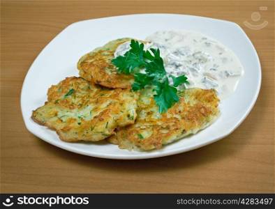 potato croquettes with garlic