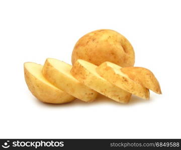 potato isolated on white background