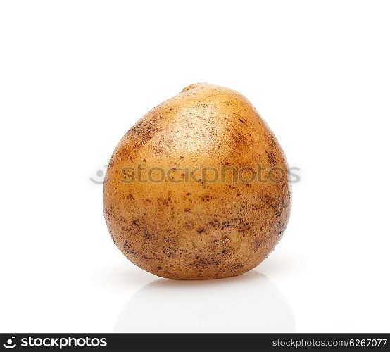 potato over white