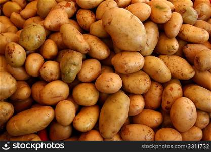 potatoes vegetable pattern background