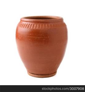 pottery jar isolated