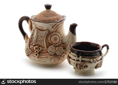 Pottery. Manual work of the Ukrainian handicraftsmen