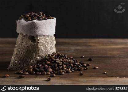 Pouch with coffee beans