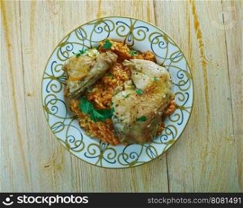 Poulet de Comores .Comorian Chicken - cuisine Comoros