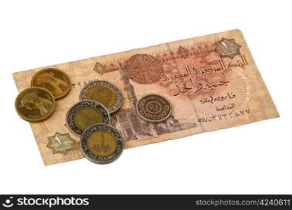 Pound bill of Egypt