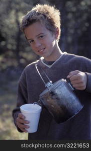 Pouring a Cup of Water