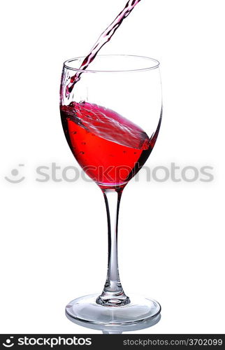 Pouring wine into a glass