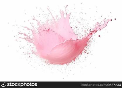 Powder cosmetic explosion with explosion or drop splash, in the style of dynamic brushwork vibrations, light pink sharpen. Powder cosmetic explosion with explosion or drop splash, dynamic brushwork style. Ai generated